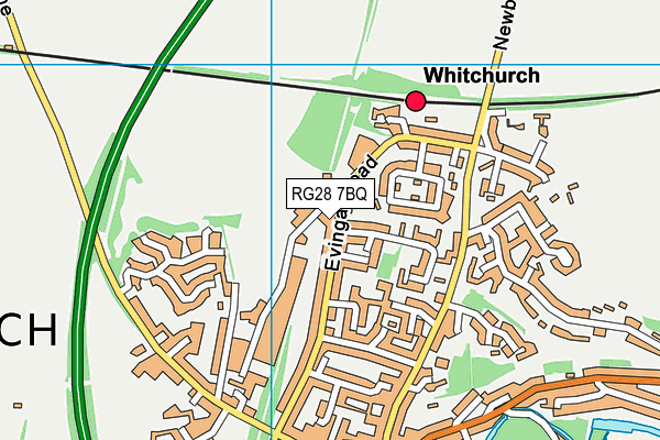 RG28 7BQ map - OS VectorMap District (Ordnance Survey)