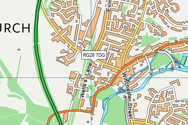 RG28 7DG map - OS VectorMap District (Ordnance Survey)