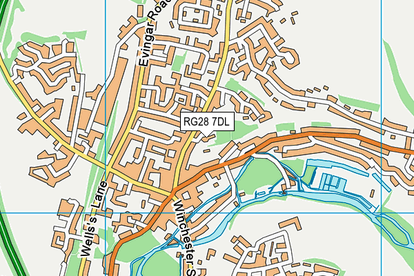 RG28 7DL map - OS VectorMap District (Ordnance Survey)