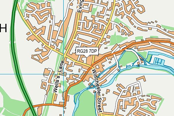 RG28 7DP map - OS VectorMap District (Ordnance Survey)