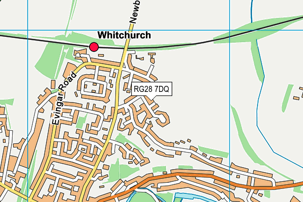 RG28 7DQ map - OS VectorMap District (Ordnance Survey)