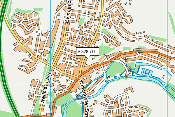 RG28 7DT map - OS VectorMap District (Ordnance Survey)