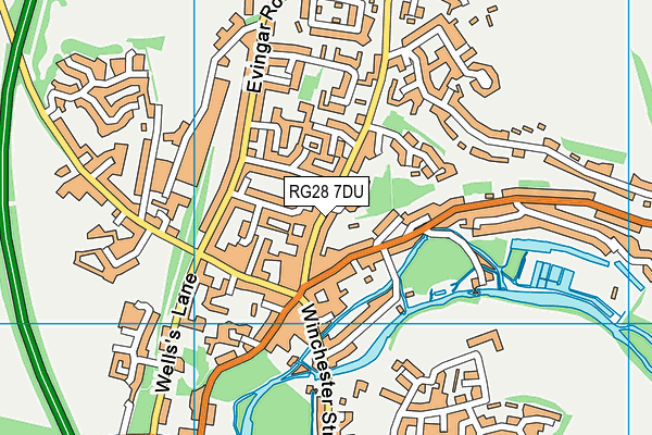 RG28 7DU map - OS VectorMap District (Ordnance Survey)