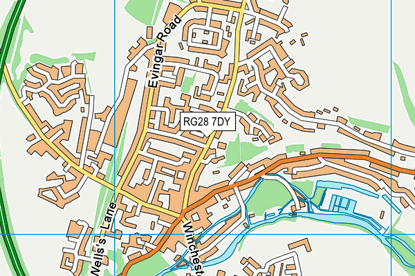 RG28 7DY map - OS VectorMap District (Ordnance Survey)