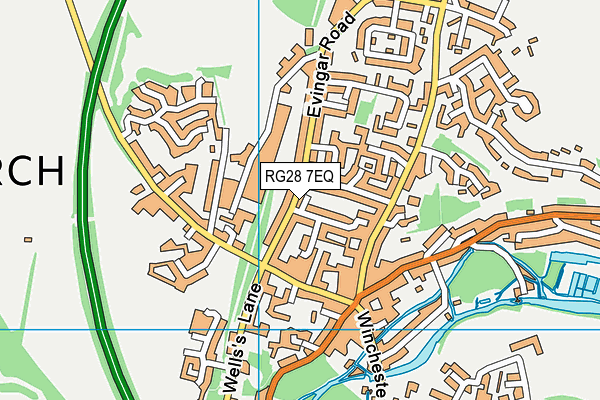 RG28 7EQ map - OS VectorMap District (Ordnance Survey)