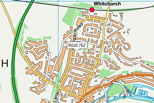 RG28 7EZ map - OS VectorMap District (Ordnance Survey)