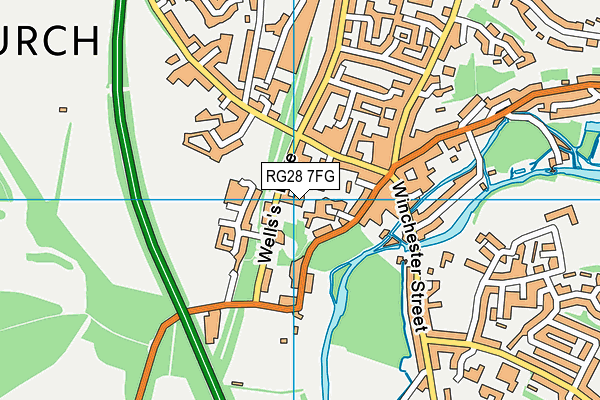 RG28 7FG map - OS VectorMap District (Ordnance Survey)
