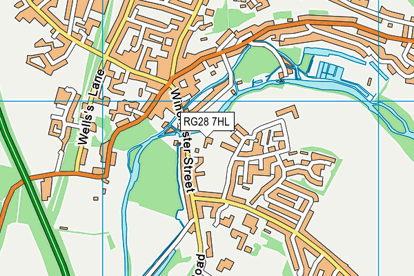 RG28 7HL map - OS VectorMap District (Ordnance Survey)