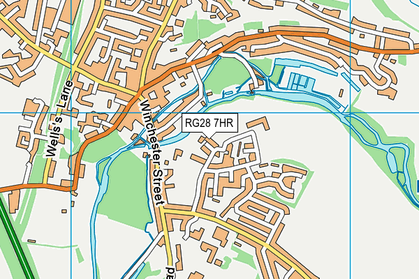 RG28 7HR map - OS VectorMap District (Ordnance Survey)