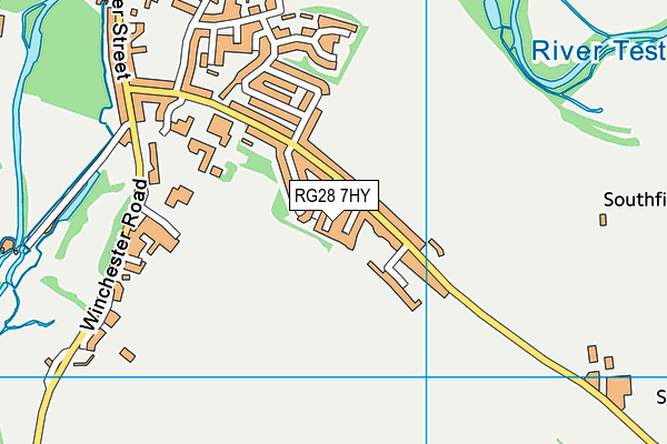 RG28 7HY map - OS VectorMap District (Ordnance Survey)