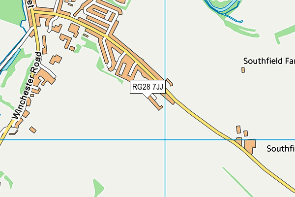 RG28 7JJ map - OS VectorMap District (Ordnance Survey)