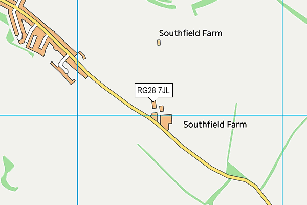 RG28 7JL map - OS VectorMap District (Ordnance Survey)