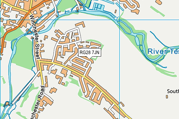 RG28 7JN map - OS VectorMap District (Ordnance Survey)