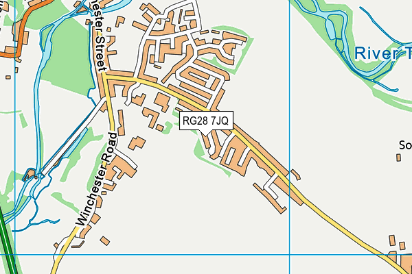 RG28 7JQ map - OS VectorMap District (Ordnance Survey)