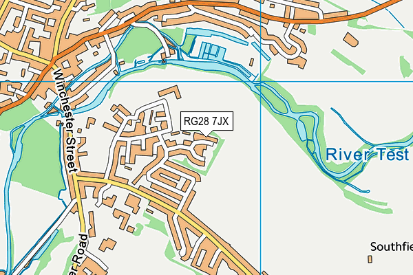 RG28 7JX map - OS VectorMap District (Ordnance Survey)