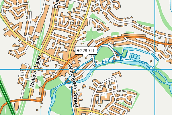 RG28 7LL map - OS VectorMap District (Ordnance Survey)