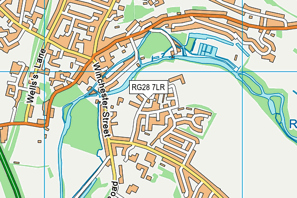 RG28 7LR map - OS VectorMap District (Ordnance Survey)