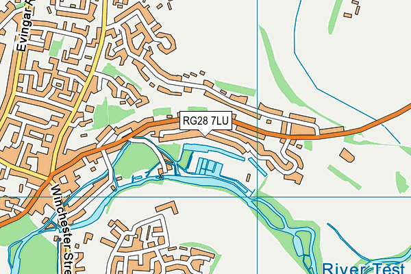 RG28 7LU map - OS VectorMap District (Ordnance Survey)