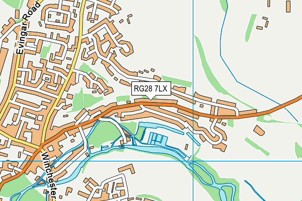 RG28 7LX map - OS VectorMap District (Ordnance Survey)
