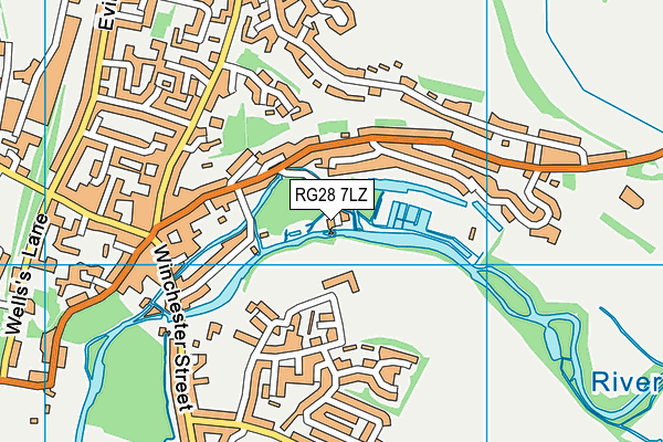 RG28 7LZ map - OS VectorMap District (Ordnance Survey)