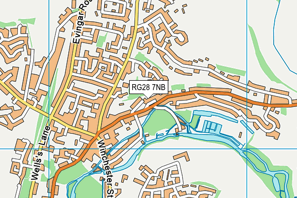 RG28 7NB map - OS VectorMap District (Ordnance Survey)