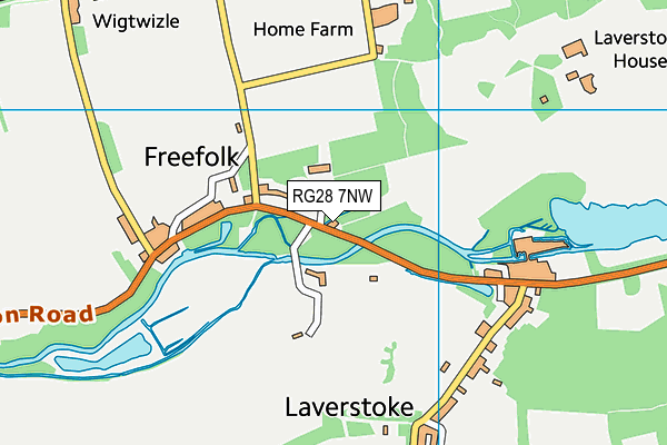 RG28 7NW map - OS VectorMap District (Ordnance Survey)