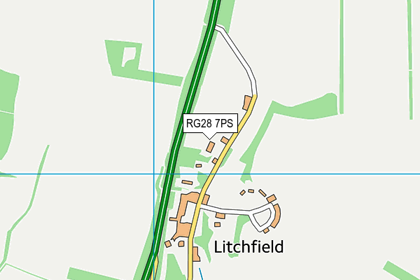 RG28 7PS map - OS VectorMap District (Ordnance Survey)