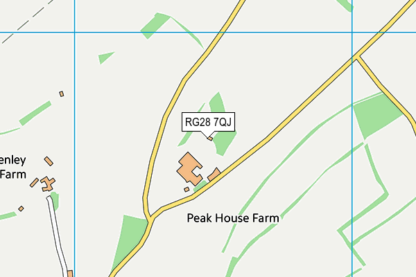 RG28 7QJ map - OS VectorMap District (Ordnance Survey)