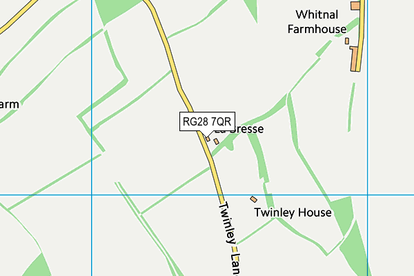 RG28 7QR map - OS VectorMap District (Ordnance Survey)