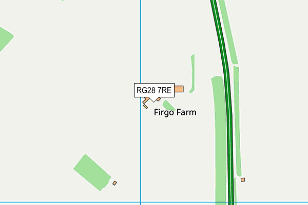 RG28 7RE map - OS VectorMap District (Ordnance Survey)