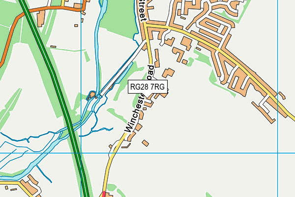 RG28 7RG map - OS VectorMap District (Ordnance Survey)