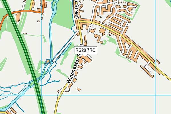 RG28 7RQ map - OS VectorMap District (Ordnance Survey)