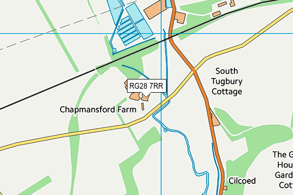 RG28 7RR map - OS VectorMap District (Ordnance Survey)