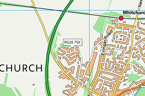 RG28 7SX map - OS VectorMap District (Ordnance Survey)