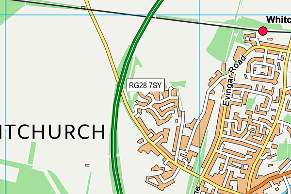 RG28 7SY map - OS VectorMap District (Ordnance Survey)