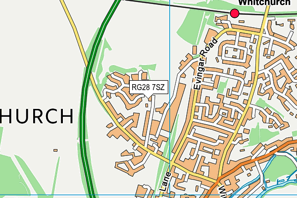 RG28 7SZ map - OS VectorMap District (Ordnance Survey)