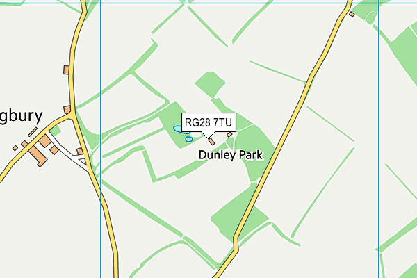 RG28 7TU map - OS VectorMap District (Ordnance Survey)