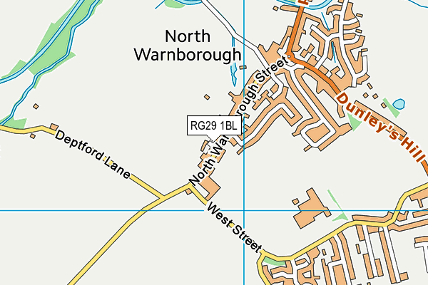 RG29 1BL map - OS VectorMap District (Ordnance Survey)