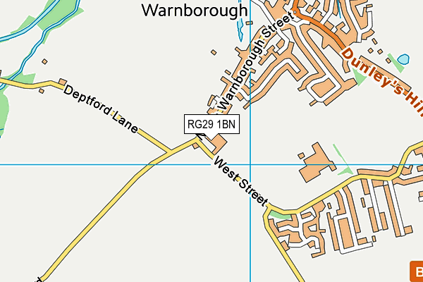 RG29 1BN map - OS VectorMap District (Ordnance Survey)