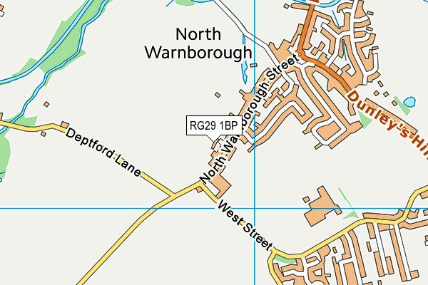 RG29 1BP map - OS VectorMap District (Ordnance Survey)