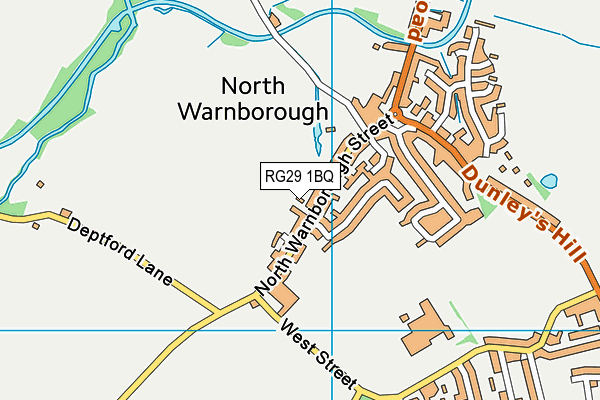 RG29 1BQ map - OS VectorMap District (Ordnance Survey)