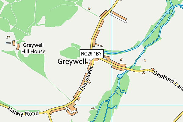 RG29 1BY map - OS VectorMap District (Ordnance Survey)