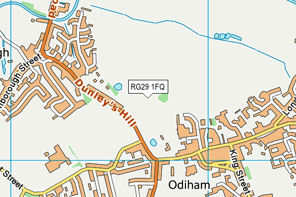 RG29 1FQ map - OS VectorMap District (Ordnance Survey)