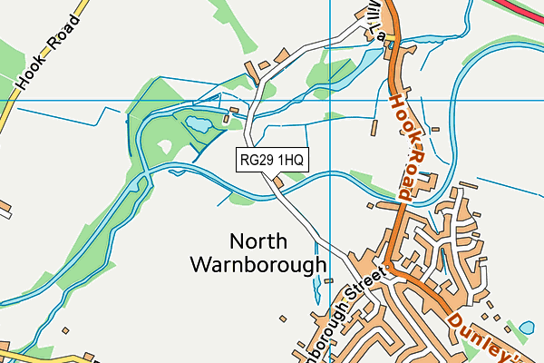 RG29 1HQ map - OS VectorMap District (Ordnance Survey)