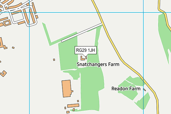 RG29 1JH map - OS VectorMap District (Ordnance Survey)