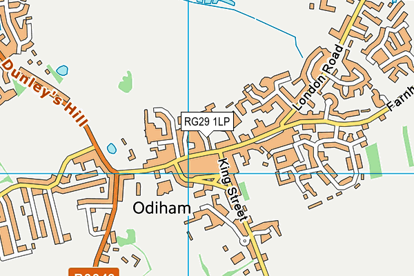 Map of ODIHAM HARDWARE LIMITED at district scale