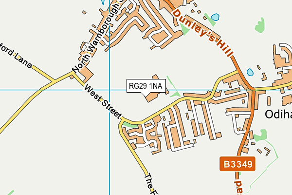 Robert Mays School map (RG29 1NA) - OS VectorMap District (Ordnance Survey)