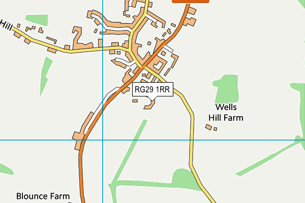 RG29 1RR map - OS VectorMap District (Ordnance Survey)