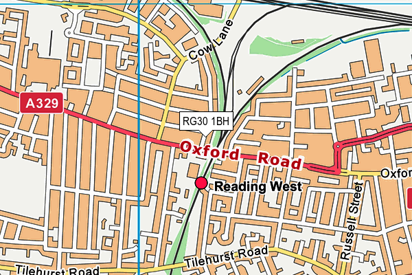 RG30 1BH map - OS VectorMap District (Ordnance Survey)