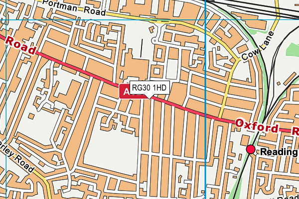 RG30 1HD map - OS VectorMap District (Ordnance Survey)